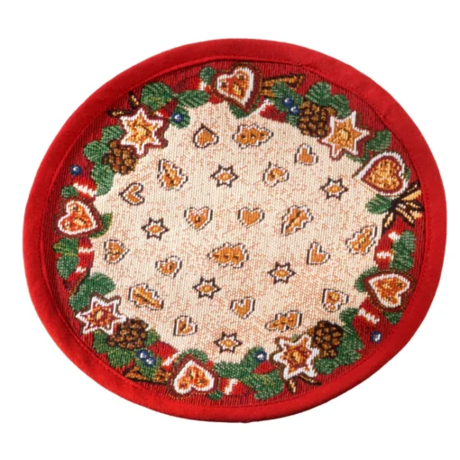 Tischdecke "Lebkuchenzeit" R 23 Cm