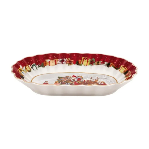 Toy'S Fantasy Grose Schale Oval, Santa Und Kinder