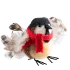 Vogel Mit Schal Aus Filz