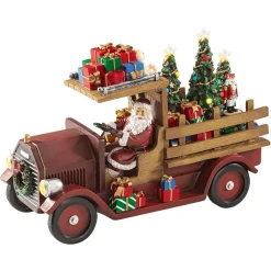 Weihnachtsmann Im Lastwagen