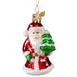 Weihnachtsmann Mit Baum