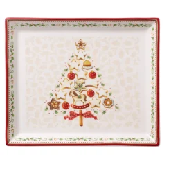 Winter Bakery Delight Kleine Rechteckige Gebackplatte